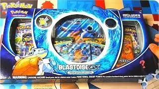 NEW BLASTOISE GX PREMIUM COLLECTION POKEMON BOX Opening booster packs