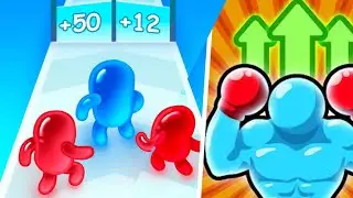 Join Blob Clash 3D noobvsprovshacker all max level android gameplay walkthrough trailer video