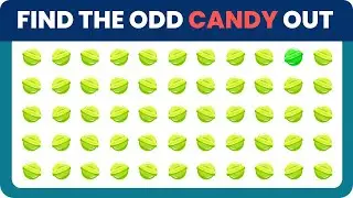 Find the ODD One Out | Candy Edition | emoji quiz |  BB Fun Quiz | #candy  #findoddoneout