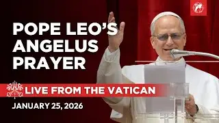 LIVE | Pope Leo XIV's Angelus Prayer from the Vatican | January 25, 2026