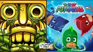 Temple Run 2 [GOLDEN GUY DANGEROUS] Vs PJ Masks: Super City Run