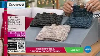 BEARPAW Marled Knit Boot Toppers