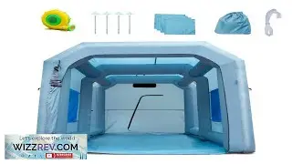 VEVOR Inflatable Paint Booth 13x10x9ft Inflatable Spray Booth 950W High Powerful Blowers