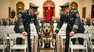 Dos Guardias Quisieron Expulsar A Un Perro Viejo De Un Funeral Militar. Cinco Marines Los Detuvieron
