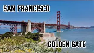 San Francisco Scenic Walk Golden Gate Bridge Views – From Fort Point | 4K | 2025
