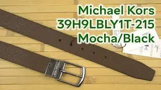 Розпаковка Michael Kors 34Mm Ctfr Dress Belt 39H9LBLY1T-215 Mocha/Black