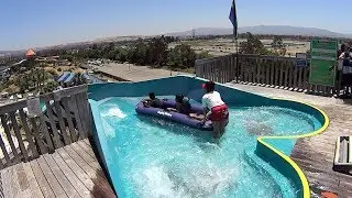 Barracuda Blaster Water Slide at Raging Waters San Jose