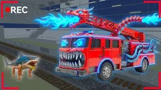 There's Horror Secret Place Red Dragon Fire Truck Eater Haunted Yuta Mio 😱 SAKURA SCHOOL SIMULATOR 
