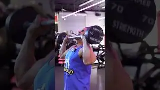 CRAZY SHOULDER GAINS | STANDING BARBELL PRESS