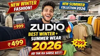 ZUDIO SUMMER HAUL🤩- Zudio Mens Latest Collection 2026 | Zudio Winter Collection | Zudio Latest Vlog