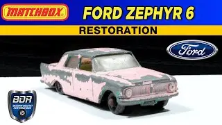 Lesney Matchbox 33B Ford Zephyr 6 Diecast Restoration
