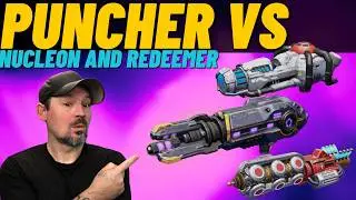 War Robots Puncher vs Nucleon vs Redeemer Weapon Comparison