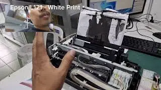 Epson L121 - White Print  #WorkshopFixs#LaptopRepairs#PrinterRepairPH