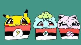 Pok&eacute;mon Kawaii Chibi Cupcakes (Nostalgiavember day 19) [speedpaint]