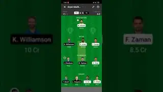 Pakistan vs Newzealand World Cup Dream Team Today Match#maddheshiya0777 #dream11