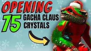 Ark Chibi Pets & Festive Goods! | Opening 75 Ark Gacha Claus Crystals