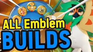 OP Decidueye Boost EMBLEM builds!! Spirit shackle & Razor Leaf builds! Pokemon unite!!