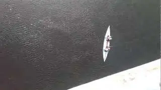 &Scaron;uolis nuo tilto su baidare