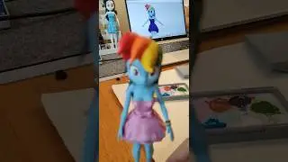Rainbow Dash 3Dprint from Fly Away! #equestriagirls #3dprinting