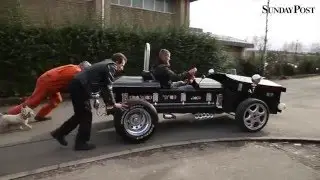 Car fanatics hope to set new world record for fastest motorised coffin