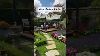 Elegant Garden Transformation | AI-Generated Landscape Design