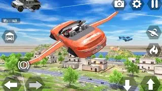 Flying Car Extreme Simulator Android Gameplay #game #gamer