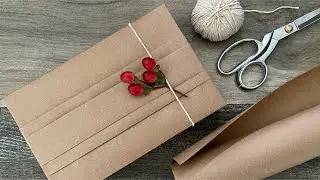 How to Wrap a Gift with Pleats | Elegant Gift Wrapping Idea