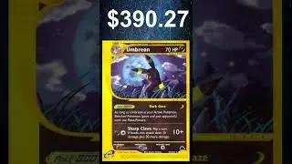 Top 5 Most Expensive Umbreon Cards! #five #fyp #love #shorts #cool #pokemon #ten #top10 #top5 #tcg