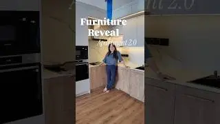 Furniture Reveal | Apartment 2.0 #Shorts