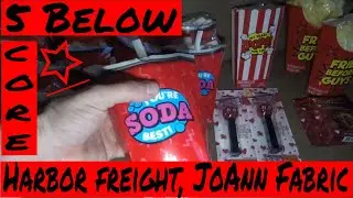 Dumpster Diving Joann Fabric/Harbor Freight & a Five Below Haul