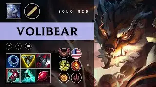 Volibear Mid vs Hwei - NA Grandmaster Patch 25.24