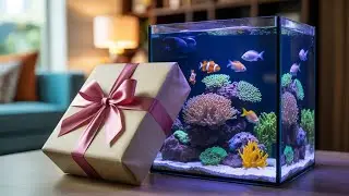 GANHEI UM AQUARIO MARINHO part 1