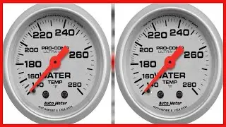 Quality product -  Auto Meter 4331 Ultra-Lite Mechanical Water Temperature Gauge, 2 1/16