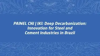 COP30 - CNI | IKI: Deep Decarbonization: Innovation for Steel and Cement Industries in Brazil