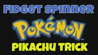 Pokemon fidget spinner, pikachu trick spinning