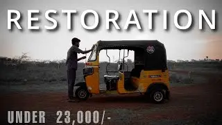 Restoring a Bajaj RE Diesel Auto Rickshaw for Under ₹23,000 | Budget Auto Restoration