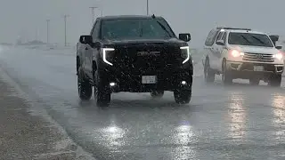 امطار تاريخيه على جنوب املج على الشبعان ووادي البونه والمخمص يوم الأحد الموافق ١٤٤٧/٦/١٦