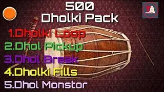 Download Free 500 Dholki Beat | Beat, Fill, Loops, Break All [No Paasword]