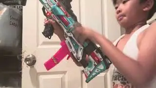 Making a toy gun into a real gun sound effects
