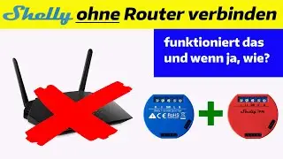 Shellys im AP-Mode ohne WLAN Router verbinden und steuern