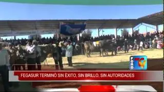 FEGASUR TERMIN&Ograve; SIN &Egrave;XITO, SIN BRILLO, SIN AUTORIDADES