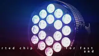 18 Flat Panel Par Lights #stagelighting #effectlight #lightingdesign #lightingtechnology