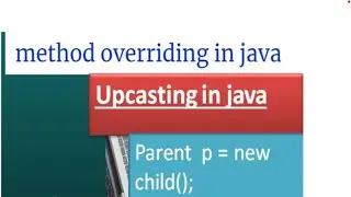 Method overriding in java|upcasting in java|can we implement runtime polymorphism with data members