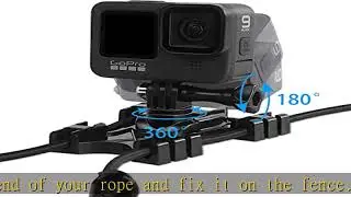 KOQEIEY Fence Mount - Swing Vision Fence Mount Compatible with Gopro11, iPhone, Phone, Mevo Start a