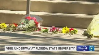 Vigil underway at Florida State University a day after shooting