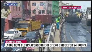 Lagos Government Closes Apongbon End Of Eko Bridge For 24 Hours