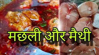 Amazing combination of fish and fenugreek | shark fish | fish curry recipe | village cooking channel