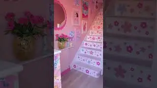 Hallway Reveal 🌸Ad  Welcome to my new hallway!  Totally went for it with this space #viral #fyp #diy