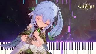 A Dream of Falling Branches - Genshin Impact Cutscene OST / Archon Quest | [Piano Cover] (Synthesia)
