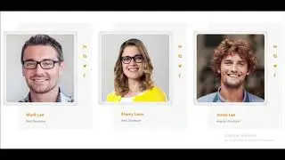 Responsive Meet Our Team Section Using HTML & CSS | Our Team Section Using Html CSS and Bootstrap5